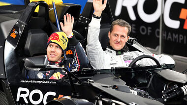 Race of Champions 2010 Michael Schumacher, Sebastian Vettel