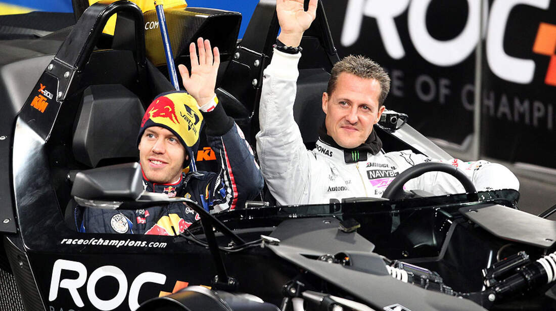 Race of Champions 2010 Michael Schumacher, Sebastian Vettel