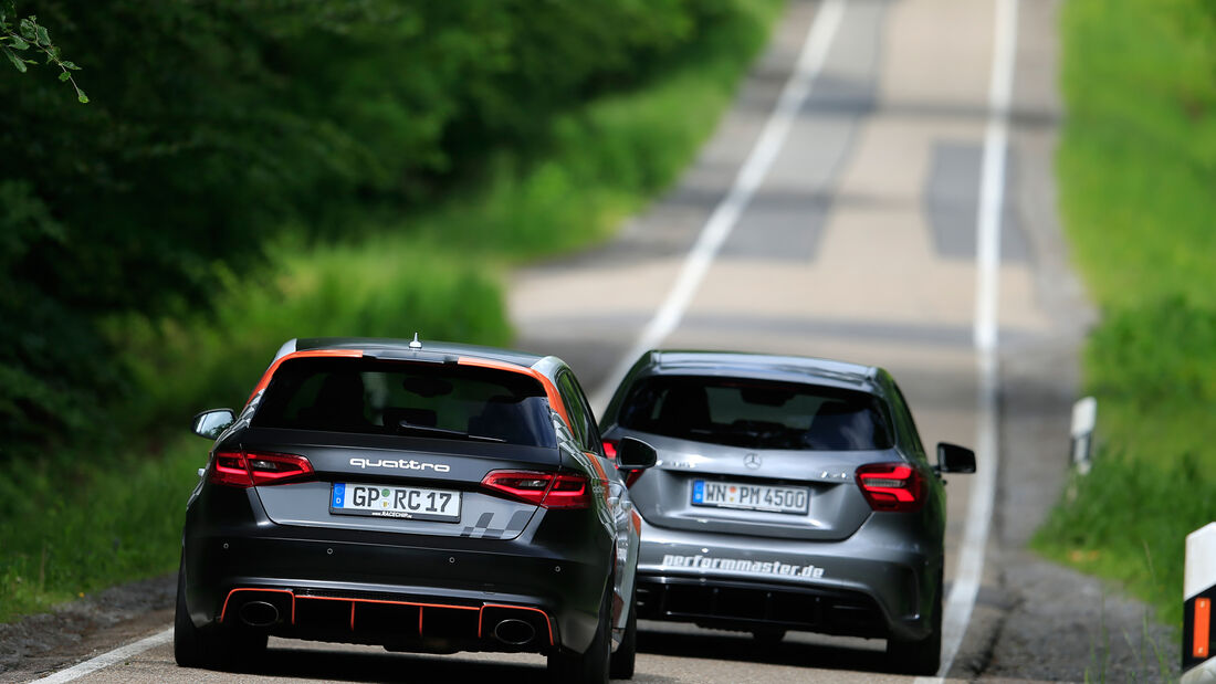 RaceChip-Audi RS3 Sportback vs. Performmaster-Mercedes-AMG A 45