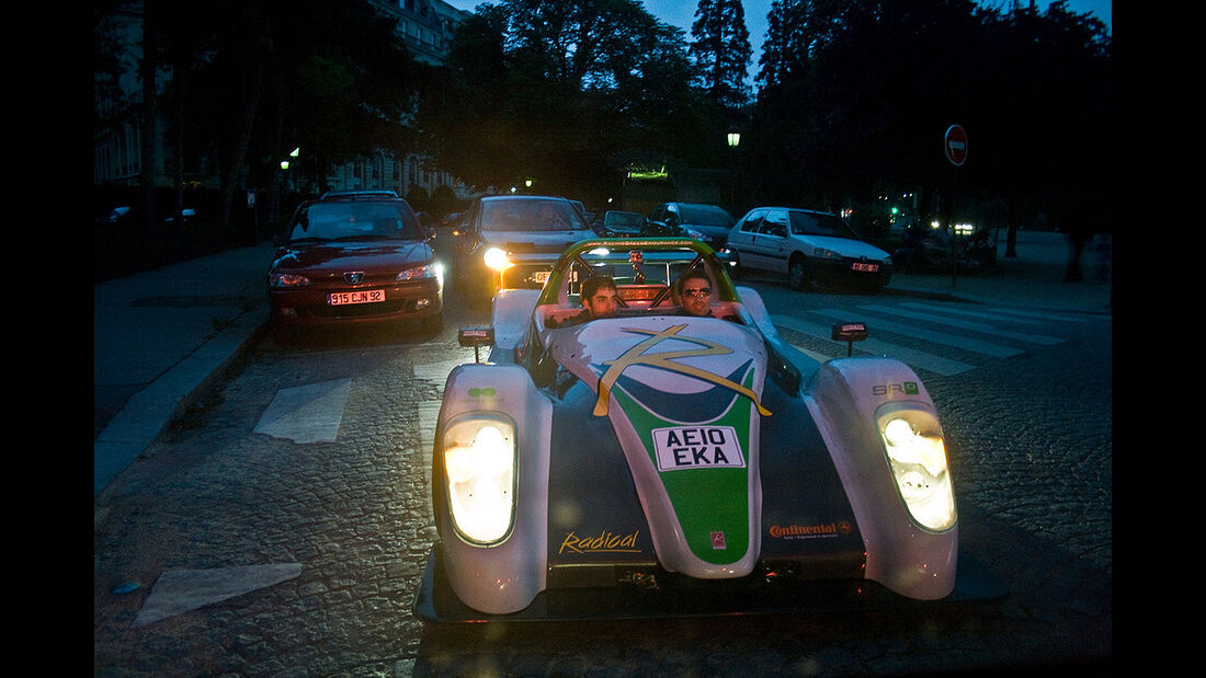 Racing Green Endurance, Radical SRZero, Elektroauto, London nach Paris