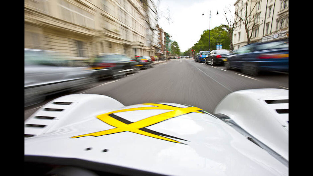 Racing Green Endurance, Radical SRZero, Elektroauto, London nach Paris, Onboard