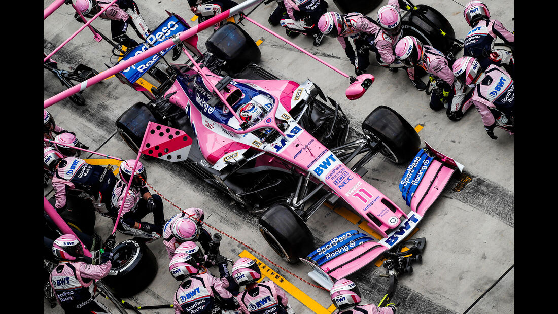 Racing Point - Boxenstopp - Formel 1 - 2019