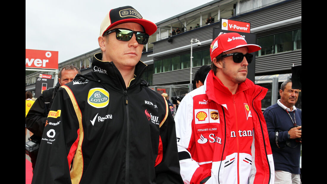 Räikkönen & Alonso - GP Belgien 2013
