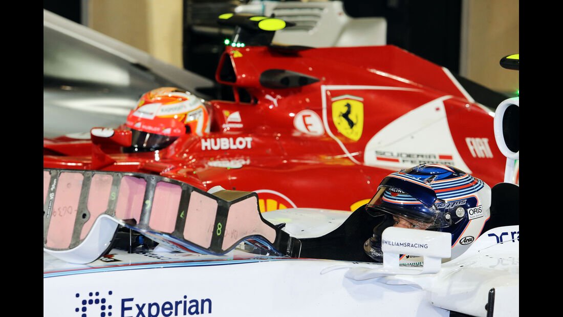 Räikkönen & Bottas - Formel 1 - GP Bahrain - Sakhir - 5. April 2014