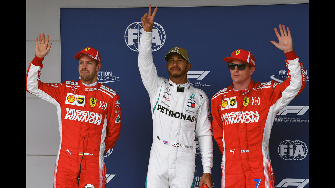 Räikkönen, Hamilton & Vettel - Formel 1 - GP USA - Austin - 20. Oktober 2018