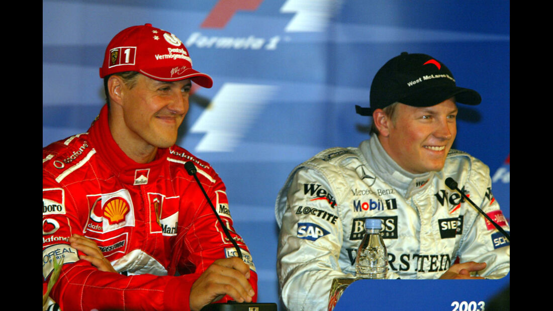 Räikkönen Schumacher GP Deutschland 2003