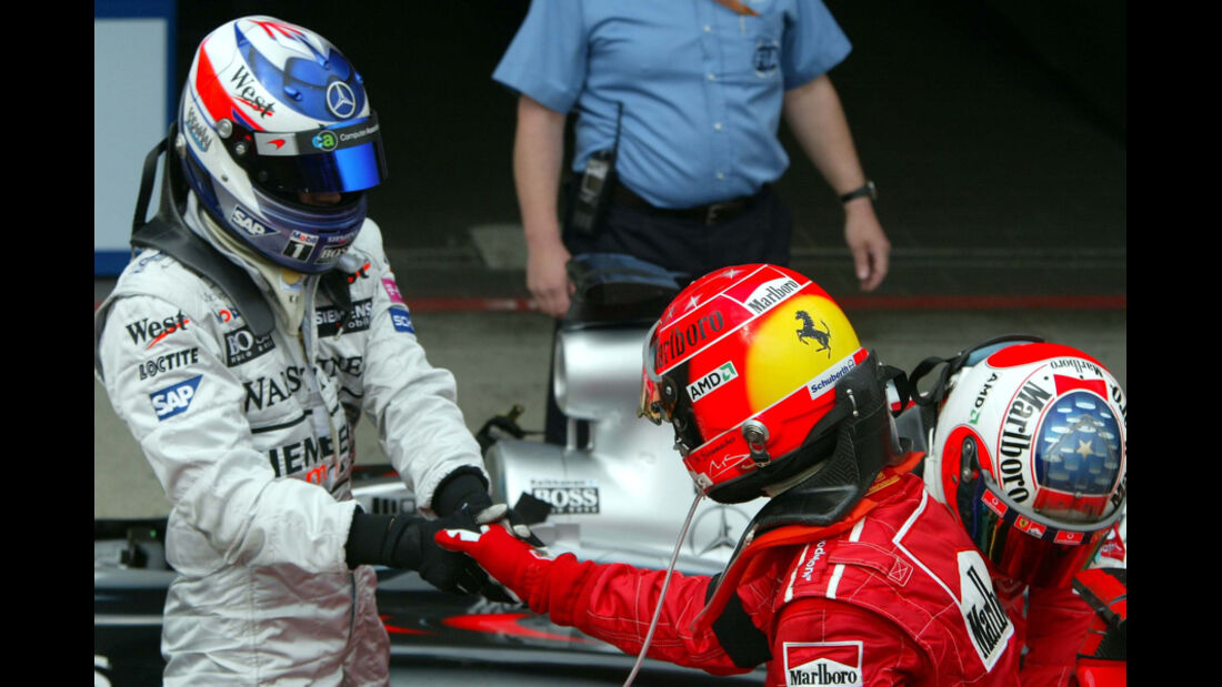 Räikkönen Schumacher GP San Marino 2003