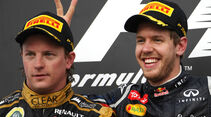 Räikkönen & Vettel F1 Fun Pics 2012