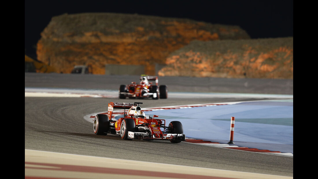 Räikkönen & Vettel - Formel 1 - GP Bahrain - 2. April 2016