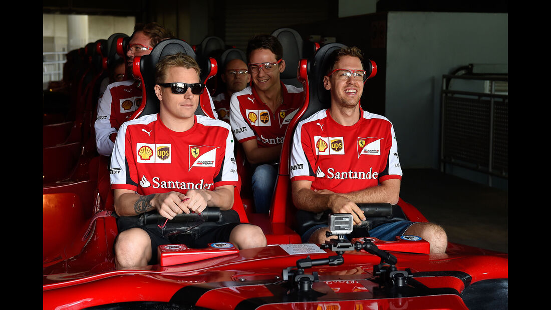 Räikkönen & Vettel - GP Abu Dhabi 2015