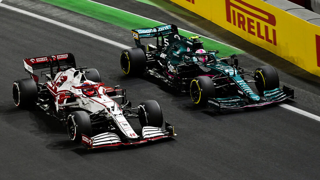 Räikkönen - Vettel - GP Saudi-Arabien 2021 - Jeddah - Rennen