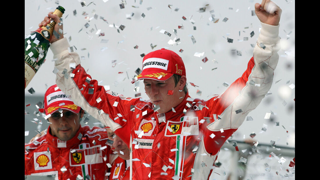 Räikkönen Weltmeister 2007 Brasilien