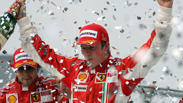 Räikkönen Weltmeister 2007 Brasilien