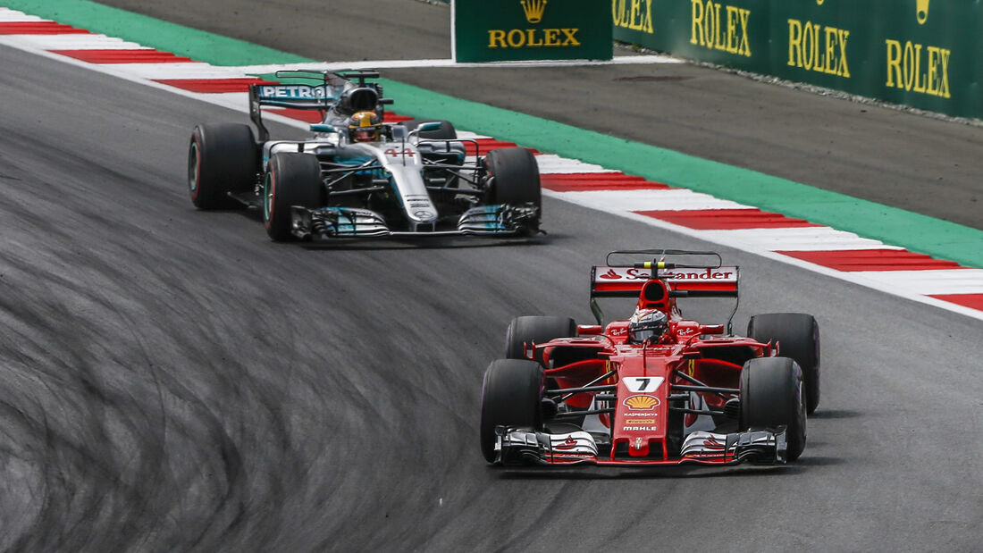 Räikkönen vs. Hamilton - GP Österreich 2017