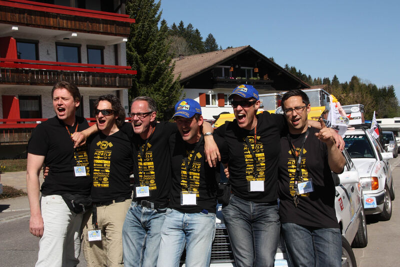 Rallye Allgäu-Orient, Team, Start