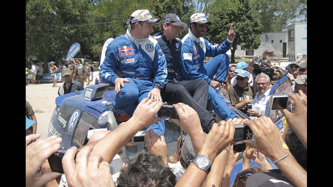 Rallye Dakar 2011, Gesamtsieger, Nasser Al Attiyah, Timo Gottschalk, Kris Nissen