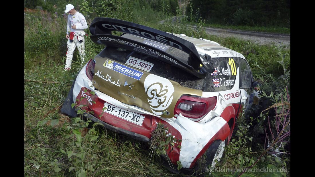Rallye Finnland - Crash - 2013