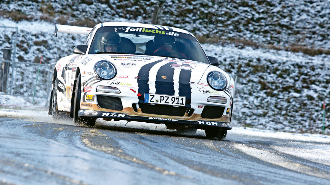 Rallye-Porsche 911 GT3, Frontansicht