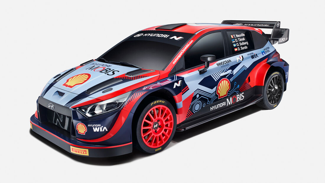 Rallye-WM 2022 - Vorstellung Rally1-Autos - Hyundai i20