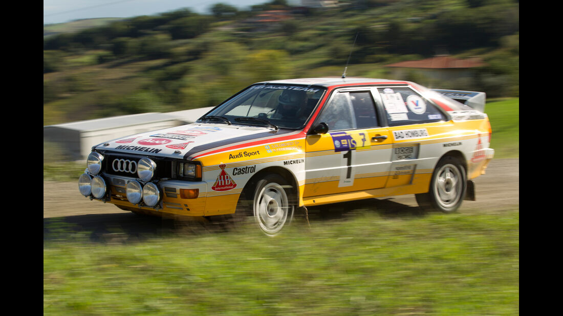 Rallyelegend San Marino, Harald Demuth, Fabrizia Pons, Rallye-Quattro