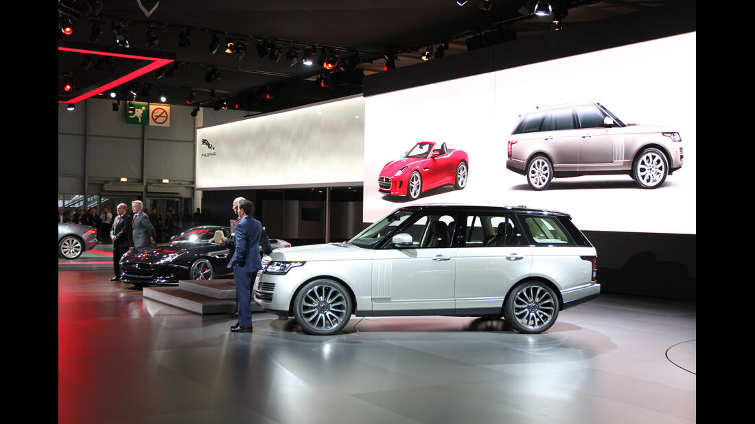 Neuer Range Rover auf dem Autosalon Paris 2012 Der Full