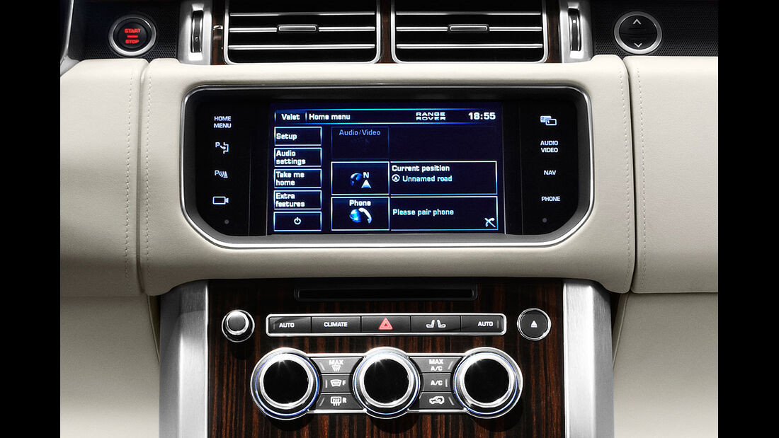 Range Rover 2012, Innenraum, Instrumente