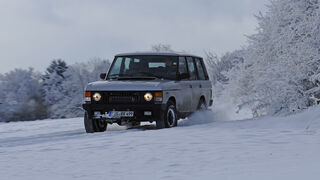 Range Rover 4.2, Front, Schnee