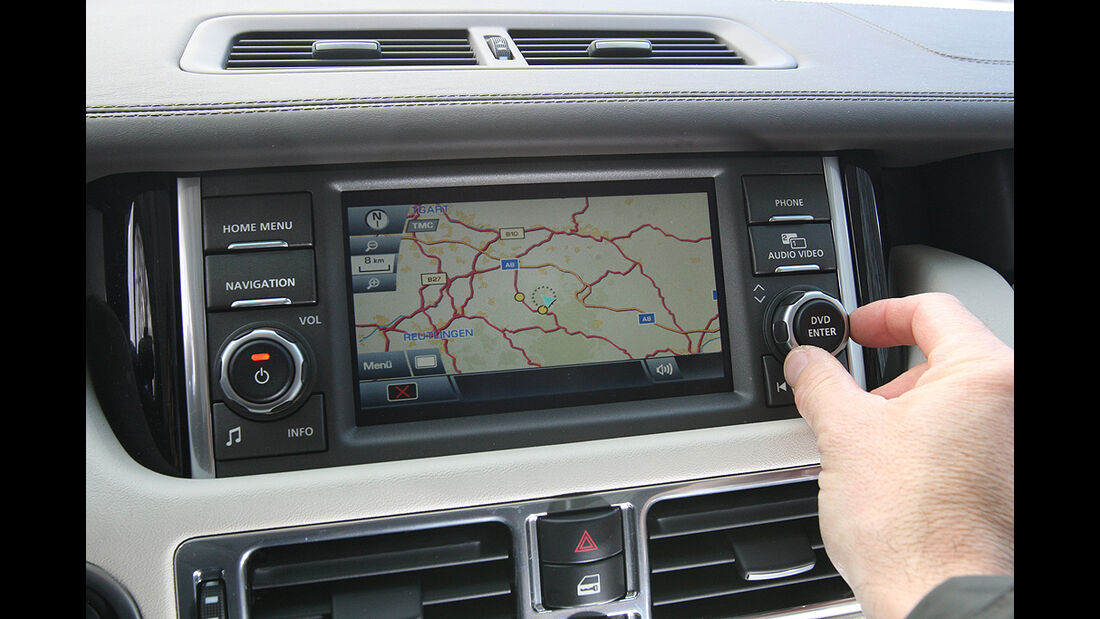 Range Rover 4.4 TDV8 Vogue, Navigationssystem