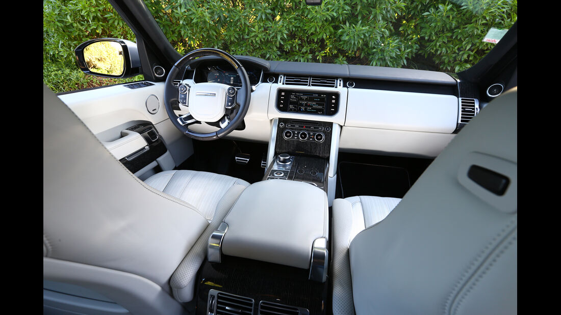 Range Rover, Cockpit, Lenkrad