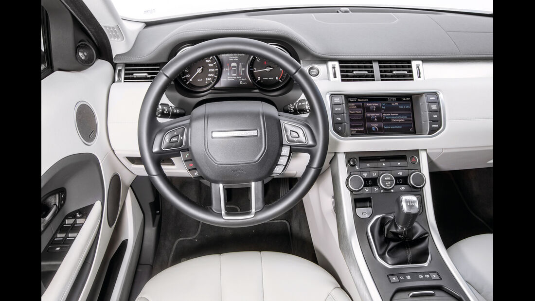Range Rover Evoque, Cockpit, Lenkrad