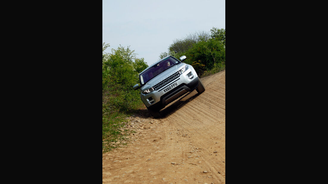 Range Rover Evoque, Frontansicht, Gelände