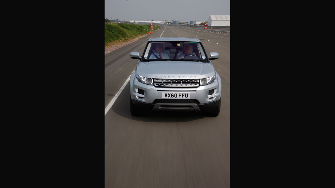 Range Rover Evoque, Frontansicht, Straße, Fahrt