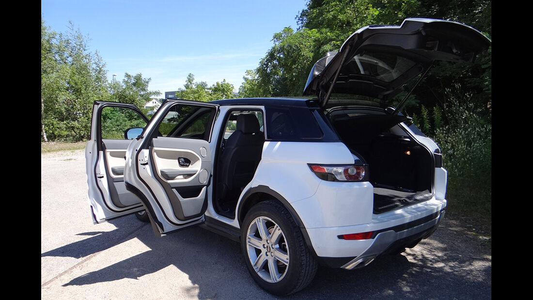 Range Rover Evoque, Innenraum-Check