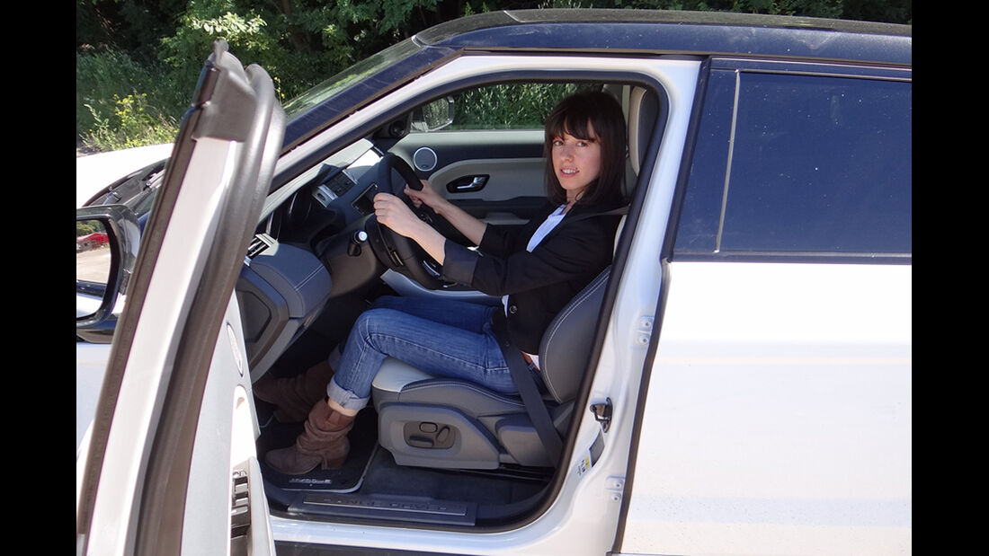 Range Rover Evoque, Innenraum-Check, Sitzposition