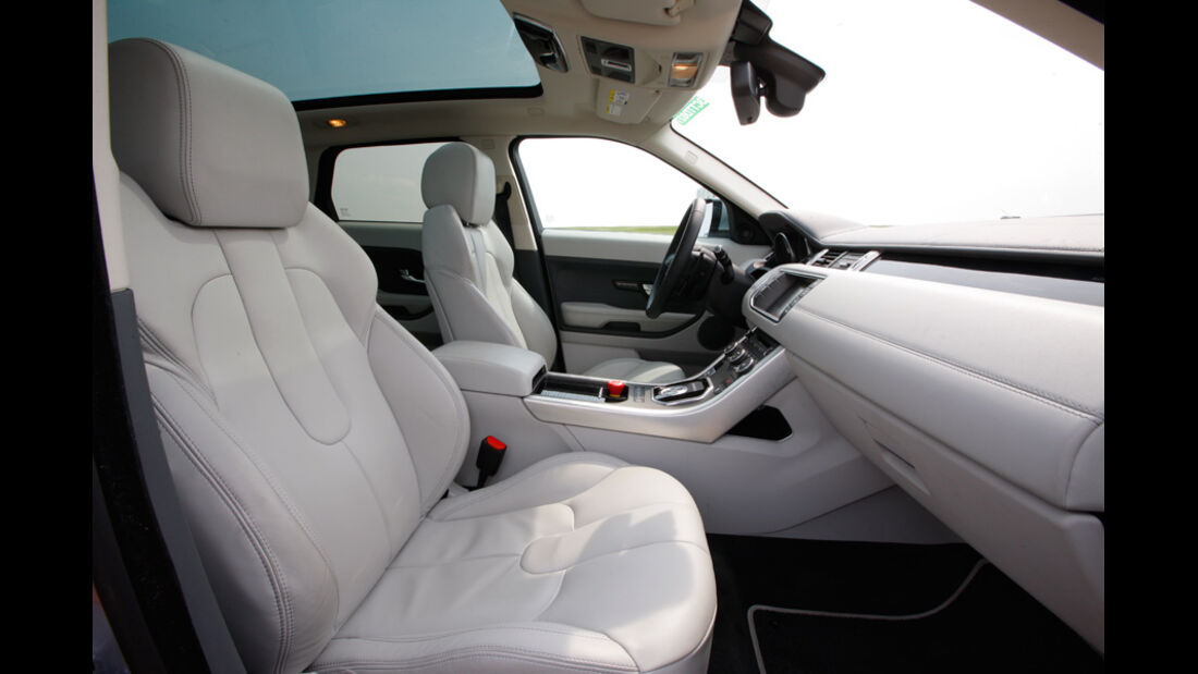 Range Rover Evoque, Innenraum, Fahrersitz