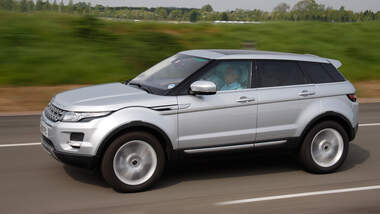 Range Rover Evoque, Seitenansicht, Fahrt