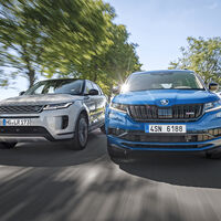 Range Rover Evoque, Skoda Kodiaq RS, Exterieur