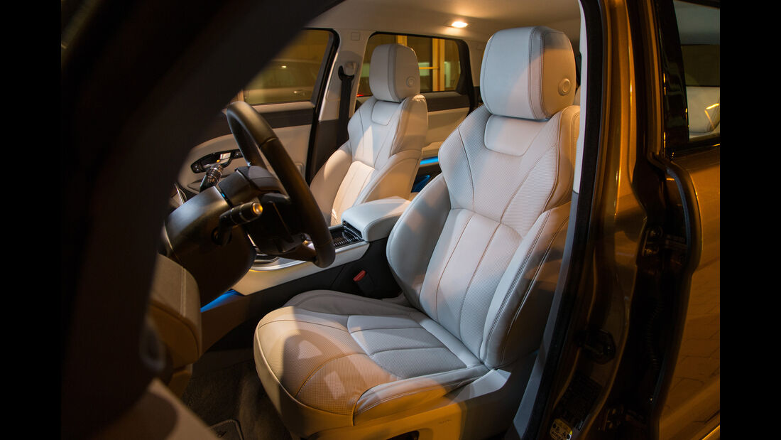 Range Rover Evoque TD4, Fahrersitz