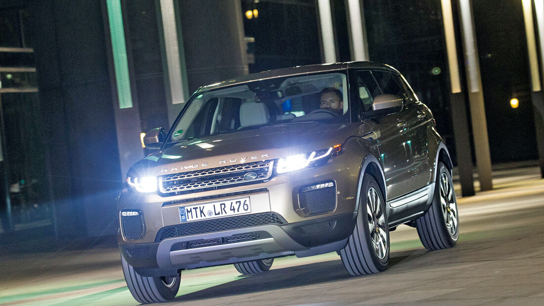 Range Rover Evoque TD4, Frontansicht