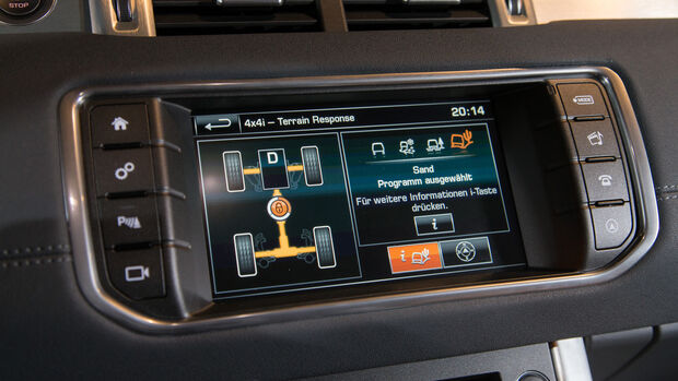 Range Rover Evoque TD4, Monitor, Infotainment