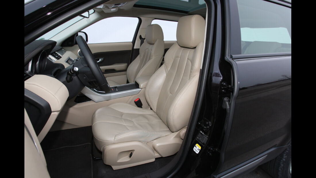 Range Rover Evoque TD4 Pure, Sitze