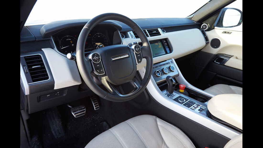 Range Rover Sport, Cockpit, Lenkrad