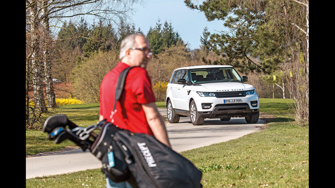 Range Rover Sport, Golfen