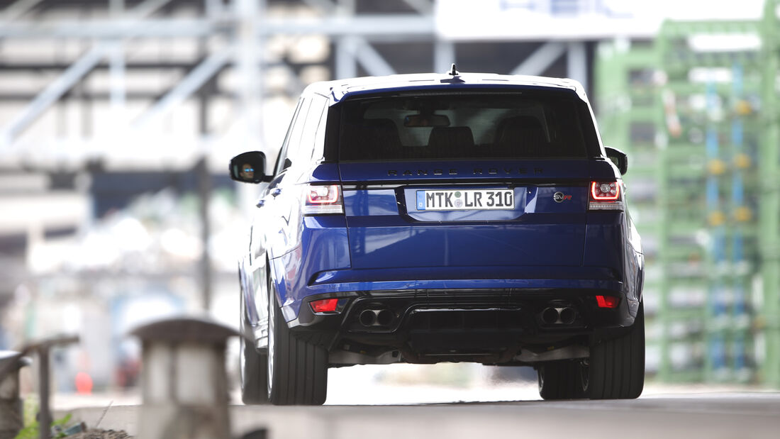 Range Rover Sport SVR, Heckansicht