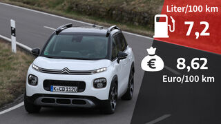 Realverbrauch Citroën C3 Aircross PureTech 110