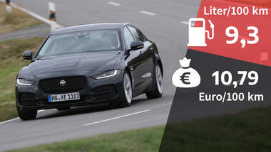 Realverbrauch Jaguar XE P250 S