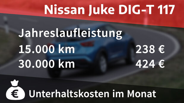 Realverbrauch Nissan Juke DIG-T 117