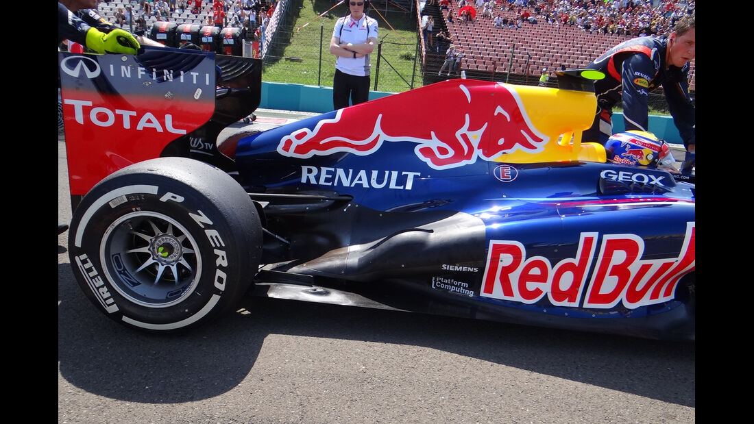 Red Bull Auspuff 2012