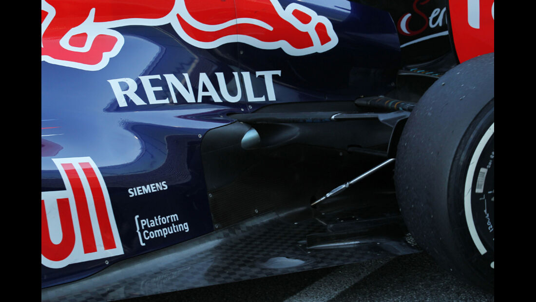 Red Bull Auspuff Jerez Test 2012