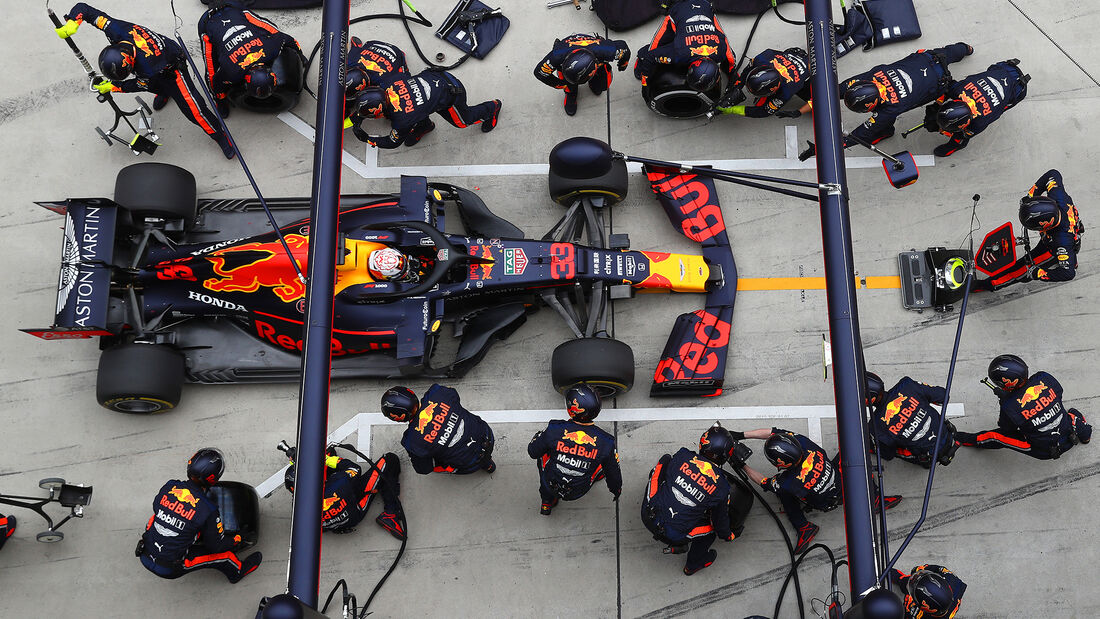 Red Bull - Boxenstopp - Formel 1 - 2019